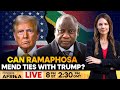 LIVE: Ramaphosa Lands in US to Repair Damaged Ties with Donald Trump | Firstpost Africa | N18G