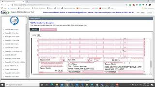 Create CMS 1500 Form using JSON