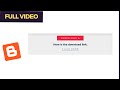 [FULL VIDEO] Design A Download Button With Timer For Your Website Using HTML, CSS & JS