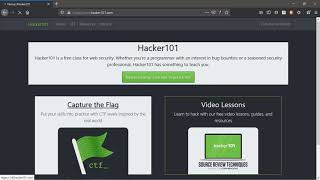 Introduction : Hacker101 CTF