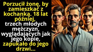 Porzucił żonę dla kochanki. 18 lat później trzej młodzi identyczni zapukali do drzwi.