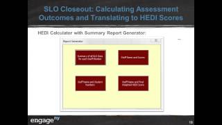 Webinar Video: Student Learning Objectives (SLO) Closeout and Reflection