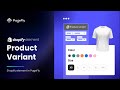 How to Add Product Variants in Shopify Page | PageFly Tutorial 2024