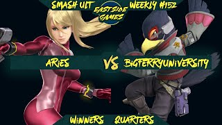 ESG Smash Ultimate Weekly #152 - Aries (ZSS) vs BigFerryUniversity (Falco) Winners Quarters