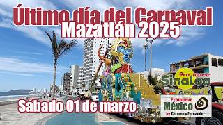 Último día del Carnaval en Mazatlán