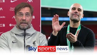 Jurgen Klopp calls Pep Guardiola the best manager in the world after Manchester CIty's title win