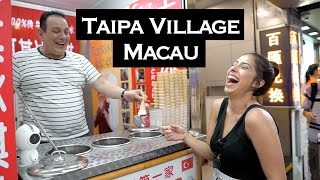 Exploring Taipa Village | Street food and Lord Stow's | Macau Day 2