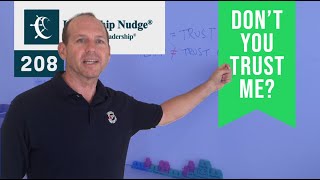 Don't You Trust Me? - Leadership Nudge 208