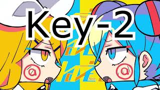 【ニコカラ】  Keyー2　Off Vocal　ねぇねぇねぇ。　カラオケ　キー変更　キー下げ　inst-2