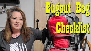 What do I need in a Bugout Bag? Check List ~ Preparedness