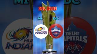 MI VS DC IPL 2025 COMPARISON | #shorts