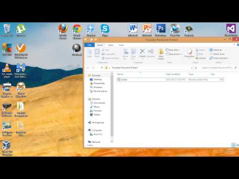 Windows 8 - How to Password Protect Files Windows 8 - How to Password Protect Files