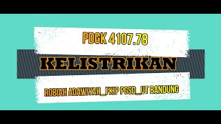 KP 12 PART 2_KELISTRIKAN_FKIP PGSD_SEMESTER 7_UT