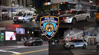 ⁴ᴷ NYPD Responding Compilation — Marked & Unmarked Units Tear Through NYC I