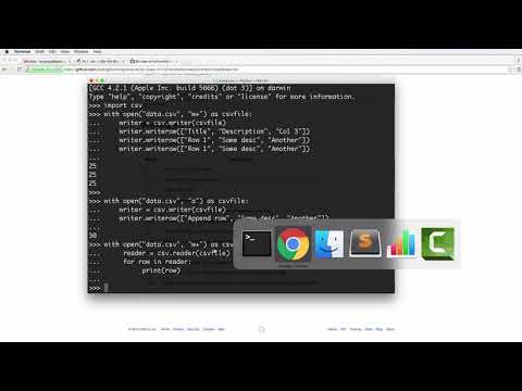 Python tutorial for beginners - CSV Files with Python Read Write Append