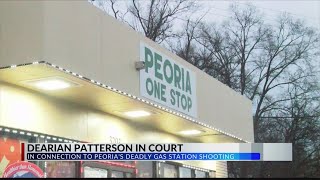 Peoria gas station shooting: one charged, one trial set, one on the run