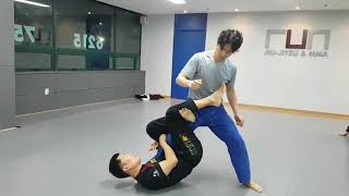 [하체관절기] 50/50 가드 니바(Knee Bar) by 서울 강서구 런주짓수 한진우 관장