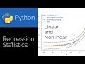 Regression Statistics in Python