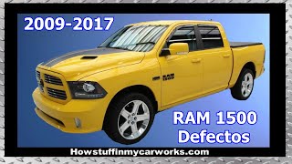 Dodge RAM 1500 modelos 2009 al 2017 defectos y problemas comunes