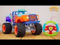 Wheels On The Monster Truck | Nursery Rhymes for Kids | Happy Tots