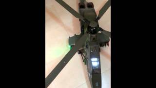 Eurocopter tiger with strobe light and LED system