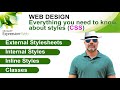 HTML Styles Complete Guide (External, Internal, Inline, Classes)  [Expression Web] ICT IGCSE 0417