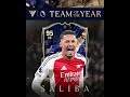 congratulations football toty premierleague everyone