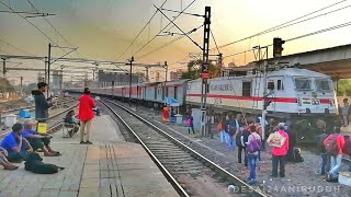 PUNE - NZM AC Duronto Express skipping Surat with Surprising Offlink: Lallaguda(LGD) WAP-7...