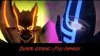 Boruto Opening 9 Full Karaoke