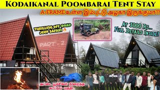 POOMBARAI TENT STAY Vlog in KODAIKANAL ⛺ | 🥶 December Trip with Friends - Part 2 💥 | Adhiban Ganesh