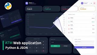 Python Flask Project: Creating an ATM System with Real-time Analytics & JSON Database