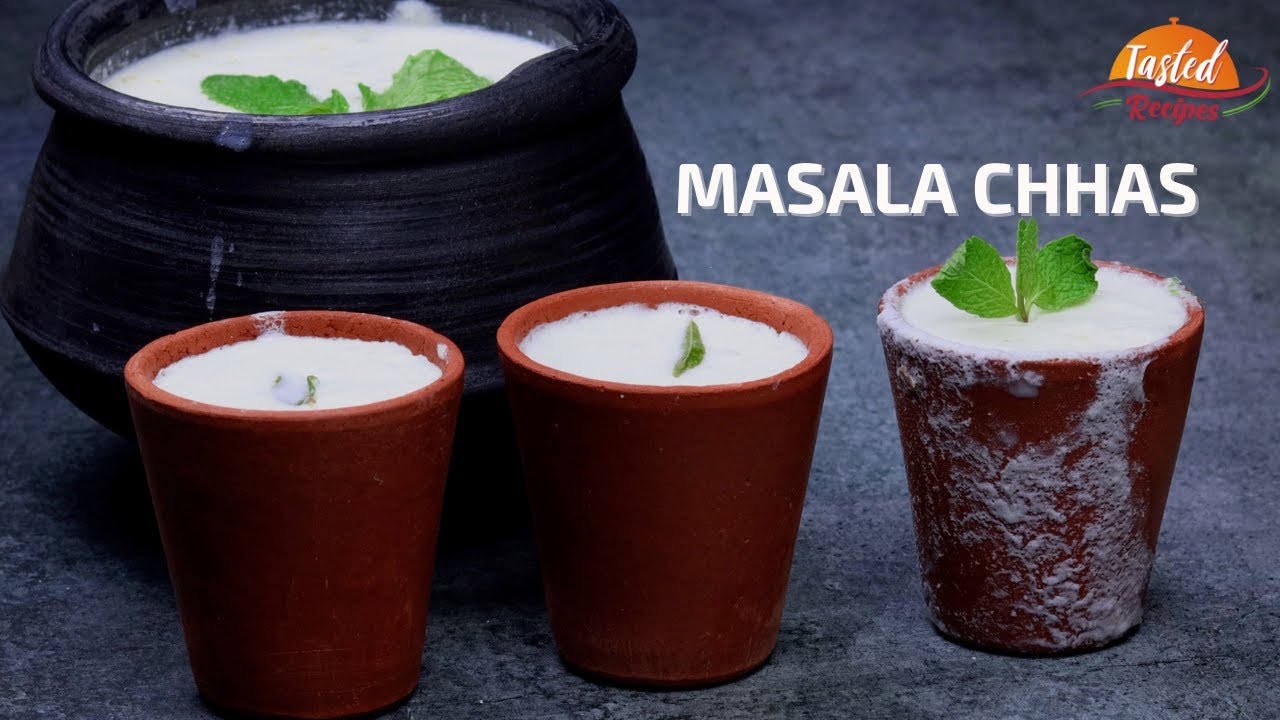 Gujarati Masala Chhas Or Chaas Recipe Traditional Indian Summer Drink