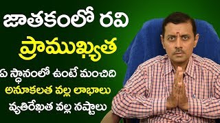 The Sun In Astrology | Surya Graha In Jyothishyam | Importance Of Surya Graha In Telugu