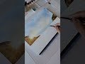 Beach Landscape in watercolor