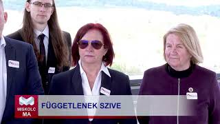 Miskolc Ma 2024.04.19.: Bemutatta a Függetlenek SZIVE jelöltjeit Varga Andrea