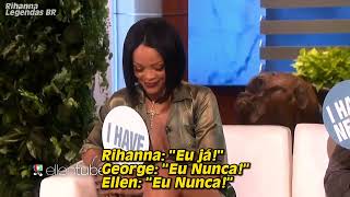 LEGENDADO: Rihanna e George Clooney no The Ellen Show