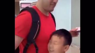 kid hugging Markiplier(wierd)