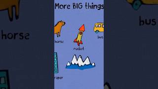 More BIG things! Big little by Leslie Patricelli #animatedstoriesforkids