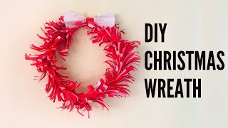 DIY Christmas Wreath/ക്രിസ്മസ് റീത്ത് എളുപ്പത്തിൽ ഉണ്ടാക്കാം/Wall hanging idea/Christmas Special