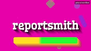 HOW PRONOUNCE REPORTSMITH! (BEST QUALITY VOICES) HOW PRONOUNCE REPORTSMITH! (BEST QUALITY VOICES)