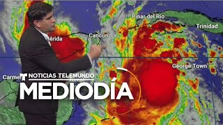 Delta se fortalece a huracán de categoría 4 y avanza hacia el Golfo de México | Noticias Telemundo
