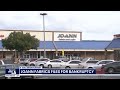 joann fabrics files for bankruptcy