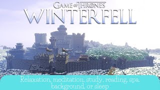 Game of Thrones Music & Ambience - Winterfell Snowfall - Calm Music (Relax Study Sleep Music)