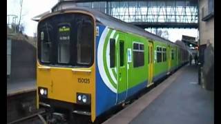 Class 150125 \u0026 150104 Departinng Smethwick Galton Bridge (15th December 2010)