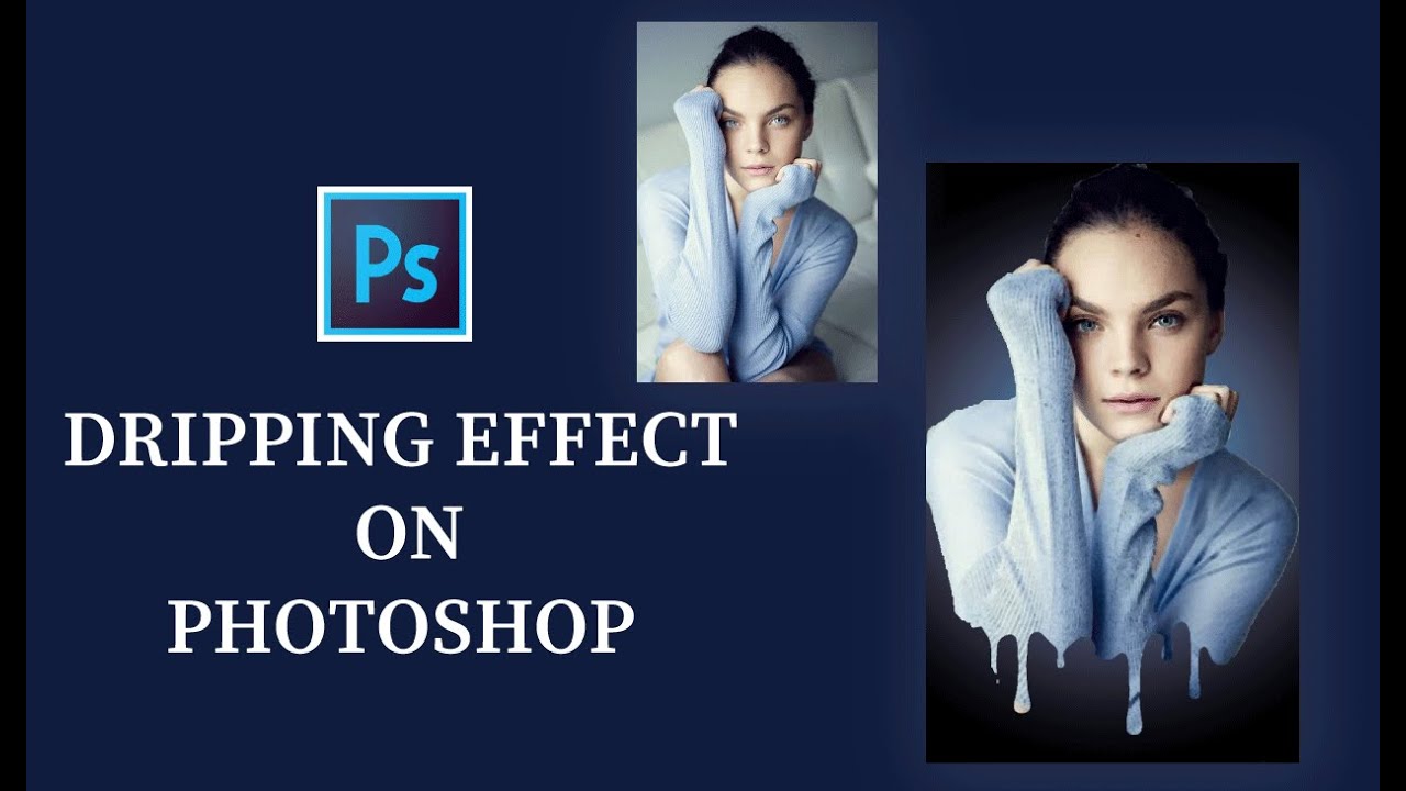 How To Create Dripping Effect On Photoshop | Easy Way To Create ...