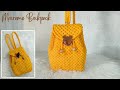 Easy Macrame Bucket Backpack Tutorial ||  Macrame T-shirt Yarn Bag for Beginners