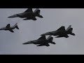 【小松基地航空祭 2018】まずは オープニングフライト f 15 u0026 t 4 jasdf 2018 air festa komatsu opening 20180917