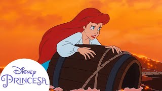 A Pequena Sereia Ariel e seus amigos impedem o plano maligno de Úrsula | Disney Princesa