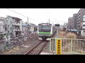 横浜線 根岸線直通 各駅停車桜木町行きe233系6000番台h009編成　大口駅発車