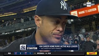 Giancarlo Stanton on Yankees offense, his 3-hit night